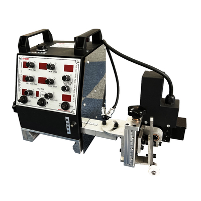 Máquina de Solda de Costura Horizontal e Vertical para Tanques Portáteis com Trilhos Flexíveis